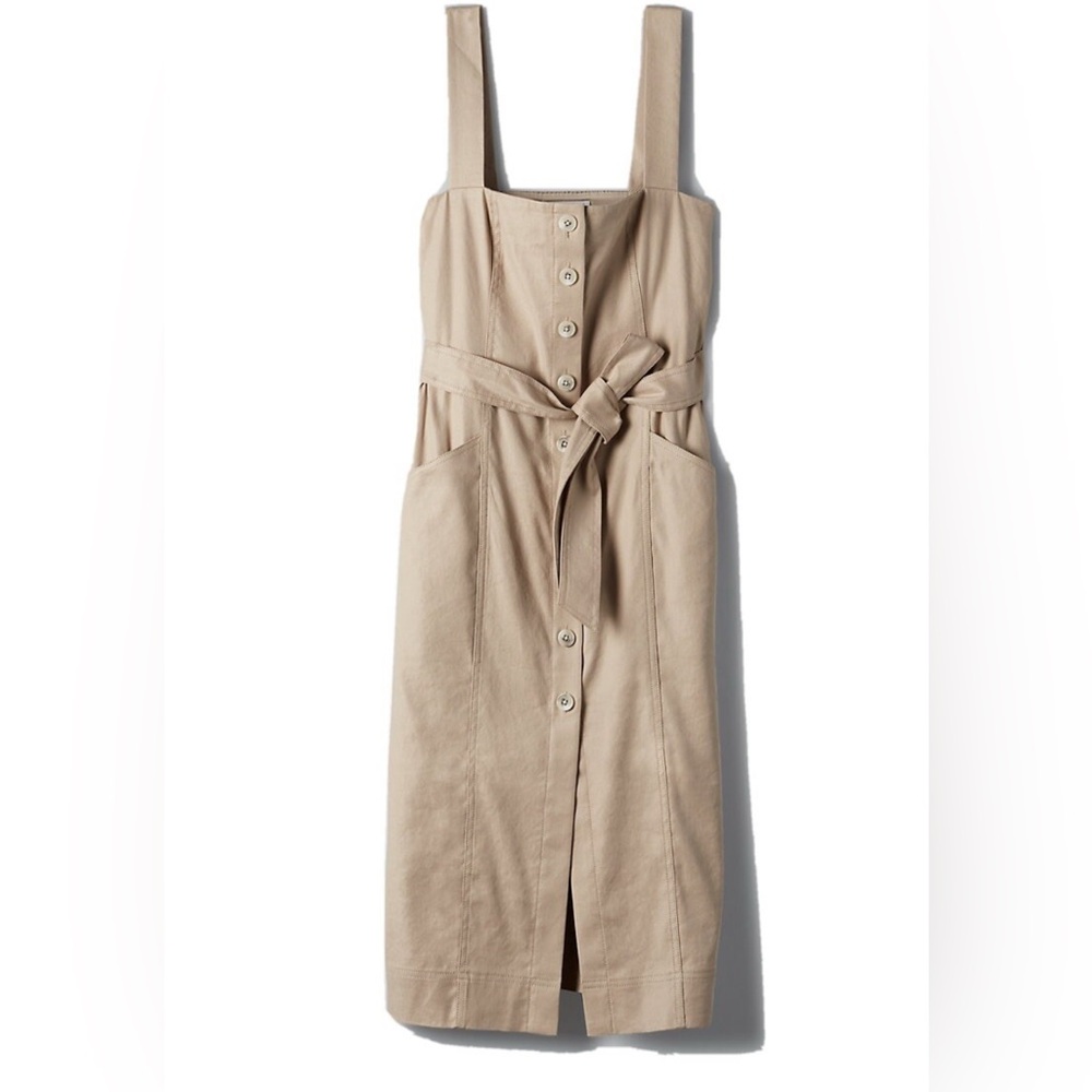 Aritzia babaton nonagon kofi dress fromt button down dress sz 6